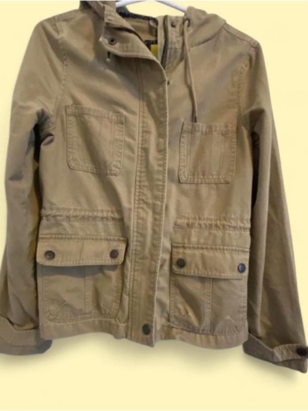 Prince & Fox Tan Utility Jacket with Hood